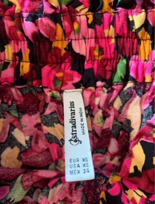 Gonna pantalone floreale