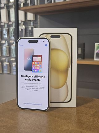 IPHONE 15 128GB GIALLO BATTERIA 100%