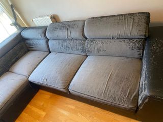 Sofá rinconero negro 2,85x2,20