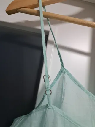 Camisón seda y algodón Talla S