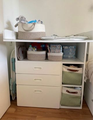 Cómoda cambiador bebé