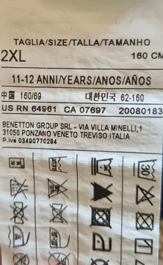 Felpa Benetton