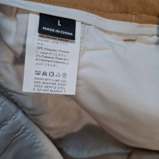 Pantalón chino jogger hombre Shein beige