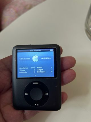 iPod Nano 3ª Gen Gris Batería CAMBIADA y 8 Gb!!!