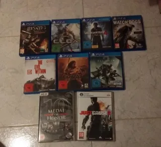 Lotto 9 Giochi PS4, Xbox360, PC