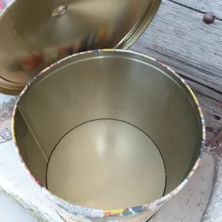 Coppia scatole latta vintage