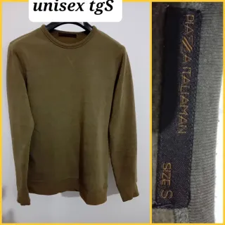 Felpa Piazza Italia Verde Kaki Tg S