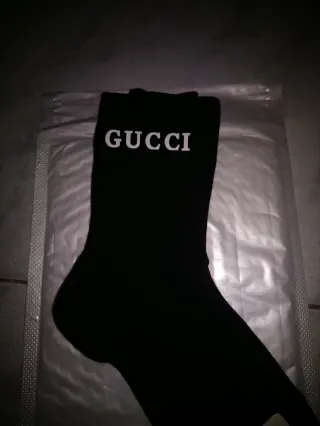 Calcetines Gucci Negros Talla Única NUEVOS.