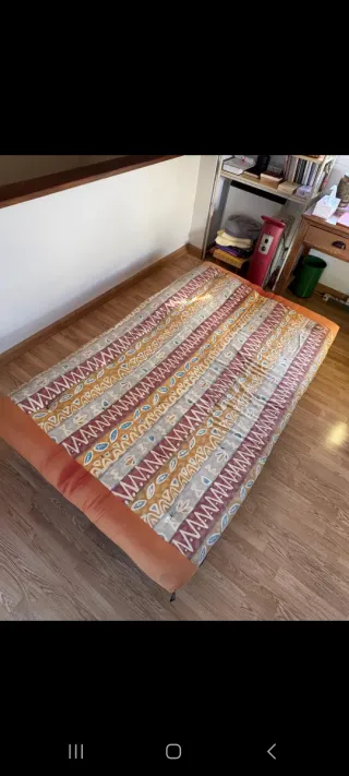 Sofá Cama 190x120cm Tela Multicolor