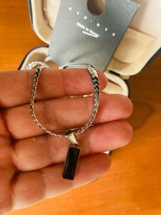 Colgante Acero Hombre y joyero