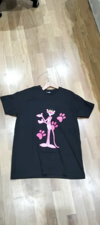 Camiseta Pink Panther Negra