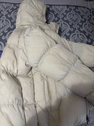 Chaqueta Jordan Plumas Beige