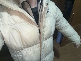 Chaqueta Jordan Plumas Beige