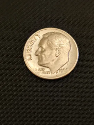 Lote 3 Monedas 10 Céntimos EE. UU. Roosevelt Dime