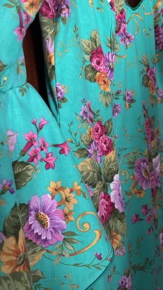 Traje de flamenca estampado floral