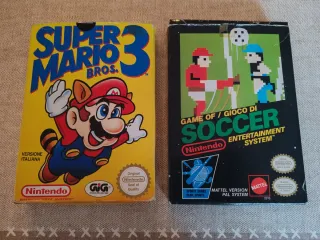 Lotto 2 videogiochi Nintendo Nes Gig Mattel Ita Eu