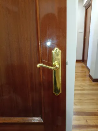 Puerta de madera interior