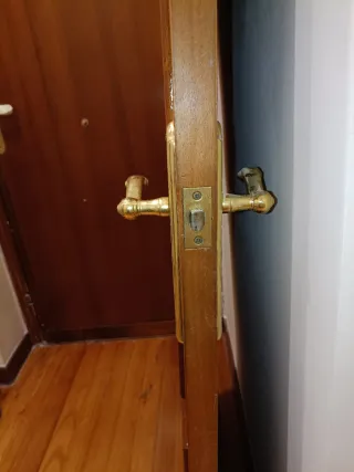 Puerta de madera interior