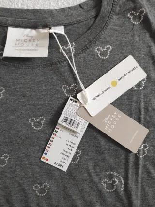 Pijama Mickey Mouse gris