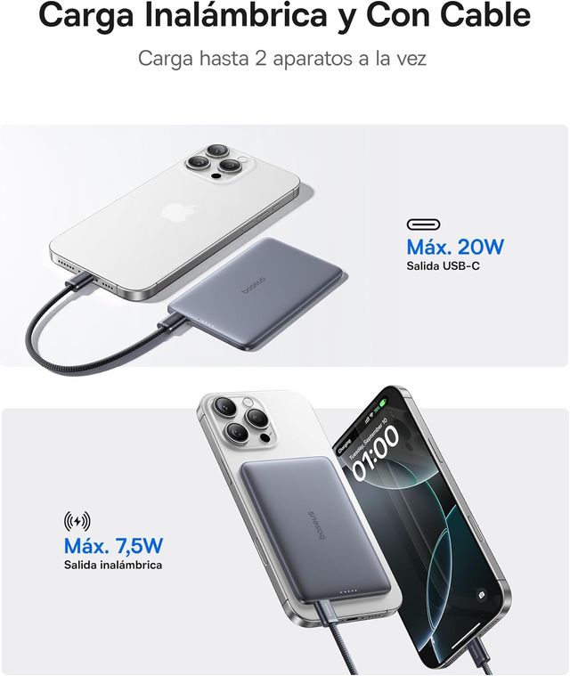 Baseus Picogo AM41 Power Bank 5000mAh Ultra Slim