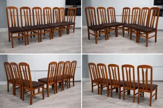 Sillas de comedor de madera (6 unidades)