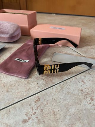 Occhiali da sole Miu Miu neri donna