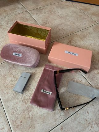 Occhiali da sole Miu Miu neri donna