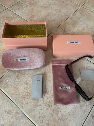 Occhiali da sole Miu Miu neri donna