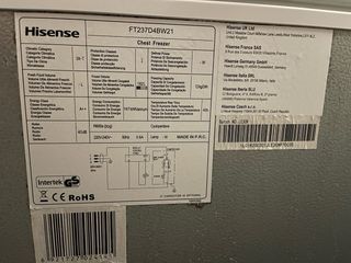 Congelador Hisense Blanco