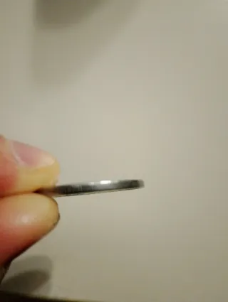 100 Lire 1958 Errore di conio asse diagonale