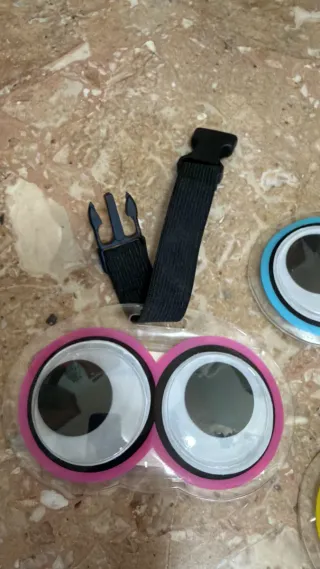 Cartellini valigia con occhi divertenti