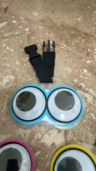 Cartellini valigia con occhi divertenti