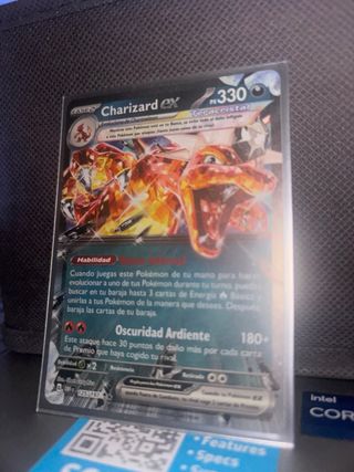Carta Pokémon Charizard EX Teracristal