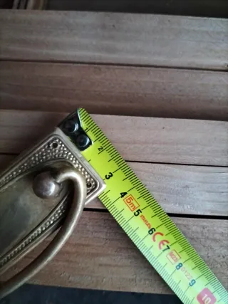 Tiradores latón antiguos (Set de 6)