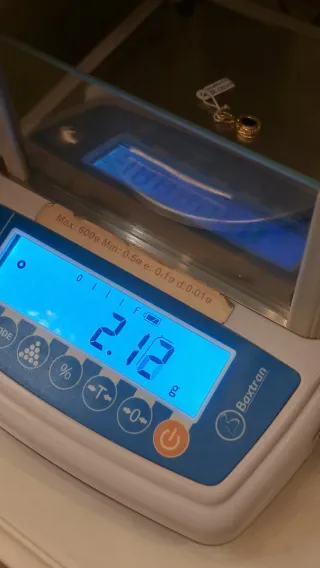 Colgante Oro 18k con Zafiro y circonitas