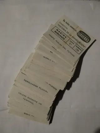 Colección cromos chocolates Lloveras completa