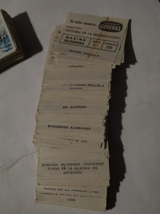 Colección cromos chocolates Lloveras completa