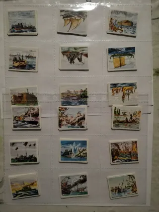 Colección cromos chocolates Lloveras completa