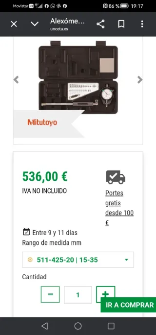 Herramientas de precisión Mitutoyo