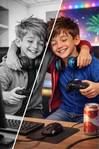 Cambiar fotos sin color a color