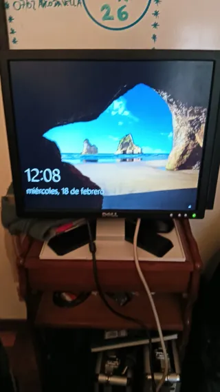 PC desktop Intel + Monitor Dell Nero