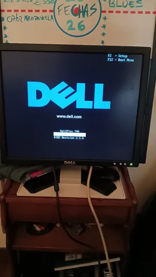 PC desktop Intel + Monitor Dell Nero