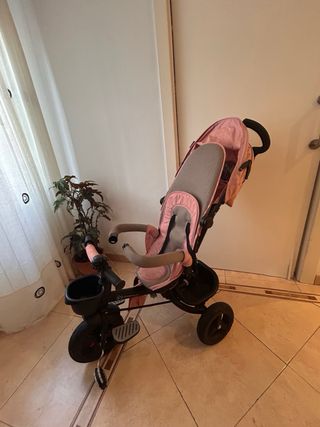 Triciclo infantil rosa