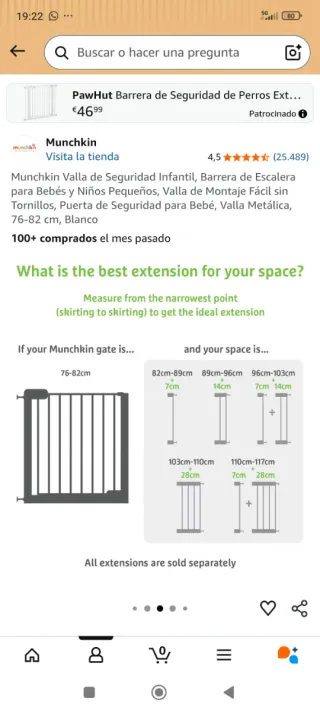 Barrera seguridad infantil Munchkin