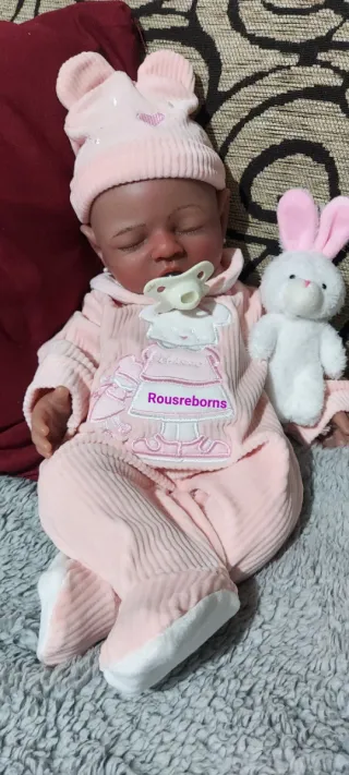 Bebé reborn silicona sistema pipi niña