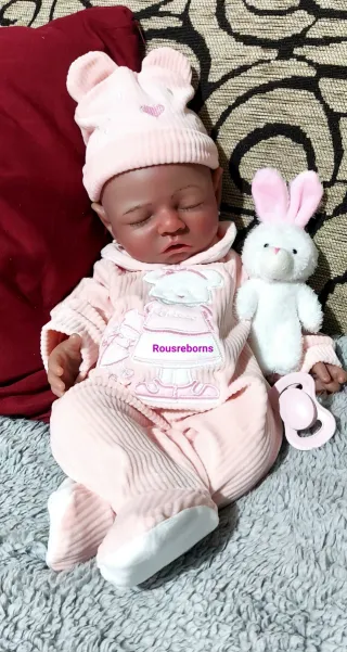 Bebé reborn silicona sistema pipi niña
