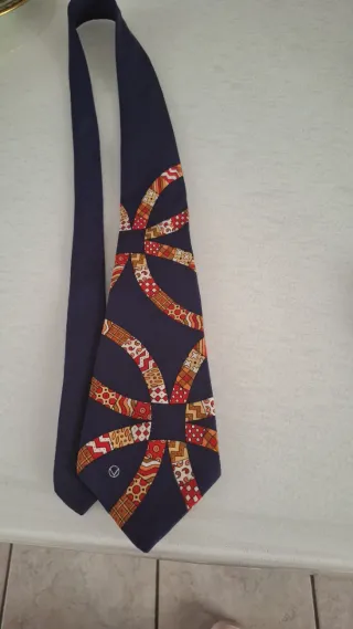 Cravatta Valentino Uomo Blu Multicolor