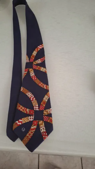 Cravatta Valentino Uomo Blu Multicolor