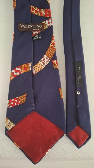 Cravatta Valentino Uomo Blu Multicolor