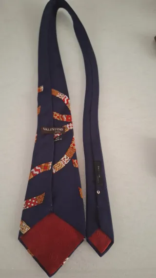 Cravatta Valentino Uomo Blu Multicolor